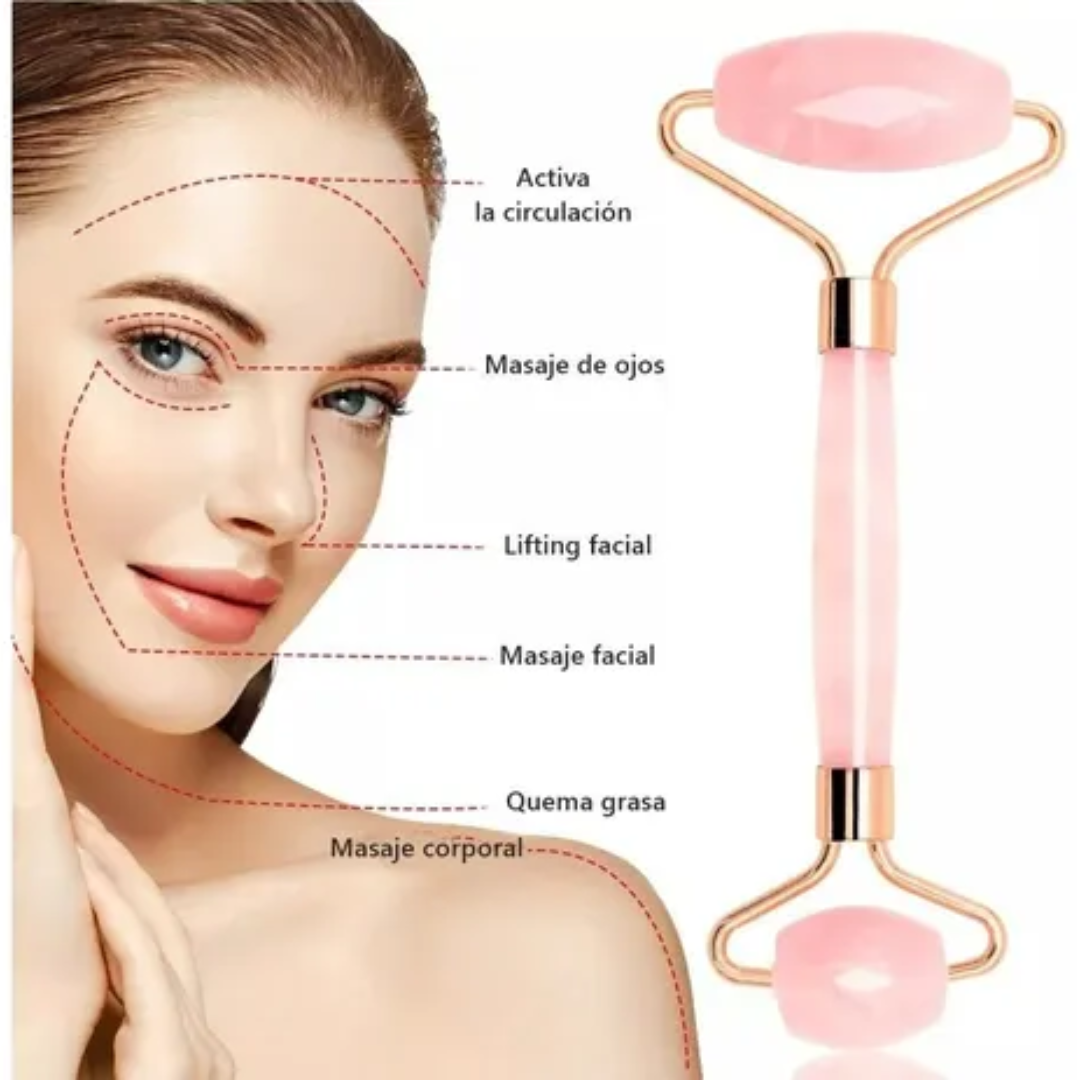 RODILLO FACIAL JADE MASAJEADOR